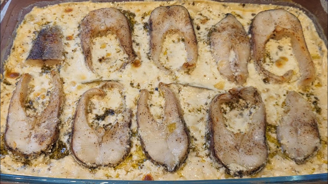 🐟Рецепт сочной ЩУКИ В СЛИВКАХ🐟Этот рецепт подойдёт для любой белой рыбы: хек, минтай, треска