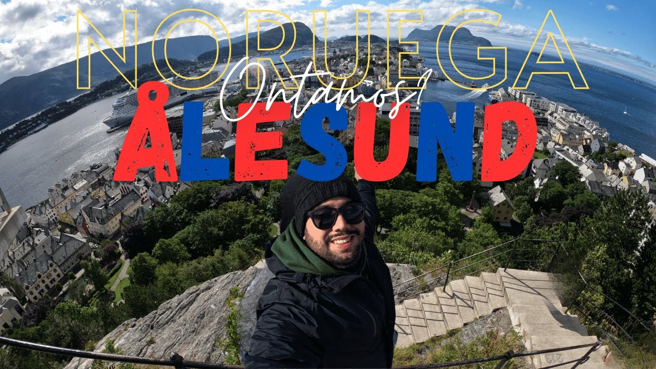 Conocí  ÅLESUND Noruega | Tienen el Mirador Más INCREÍBLE de Noruega ?