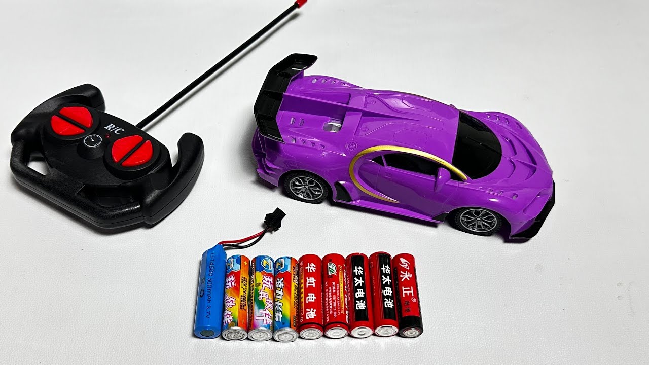 Unboxing RC Bugatti Chiron,RC Hip Hop Car,RC Smoke Spray Car, Penguin 3D Light 
