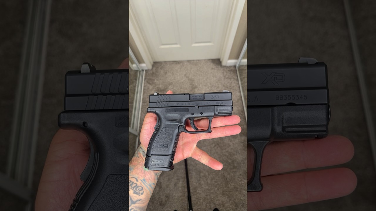 Springfield subcompact XD 9mm let&rsquo;s get to 100 subscribers 🙏🏽✊🏽#edc #trending #legallydangerous