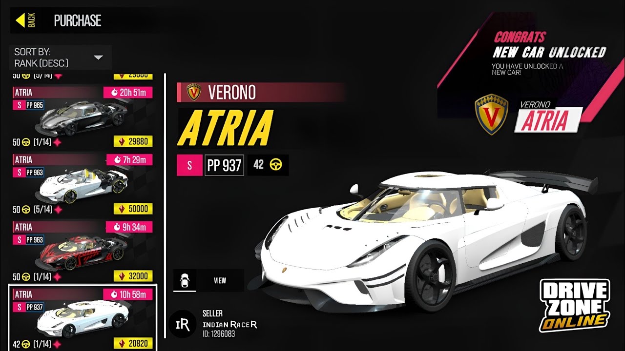 Atria | Drive Zone Online: Lets Purchase Atria From Market Place !! @DriveZoneOnline @Devils2999 