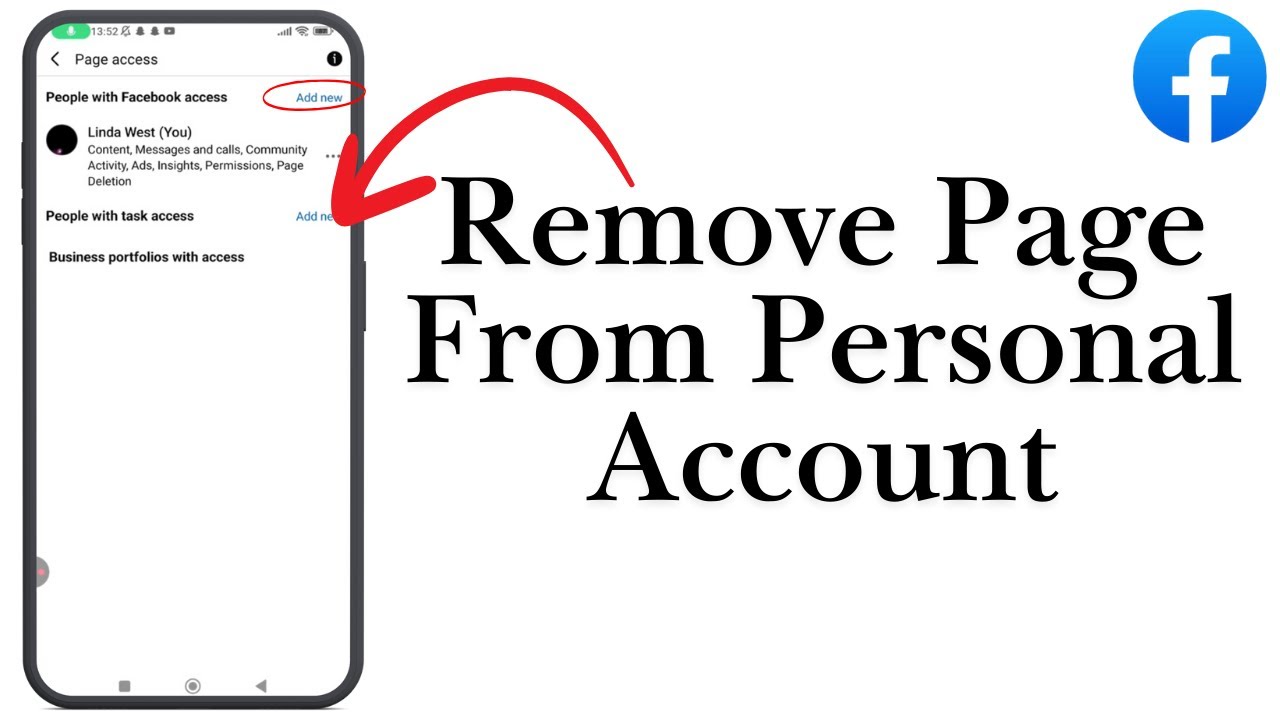 How To Remove Facebook Page From Personal Account