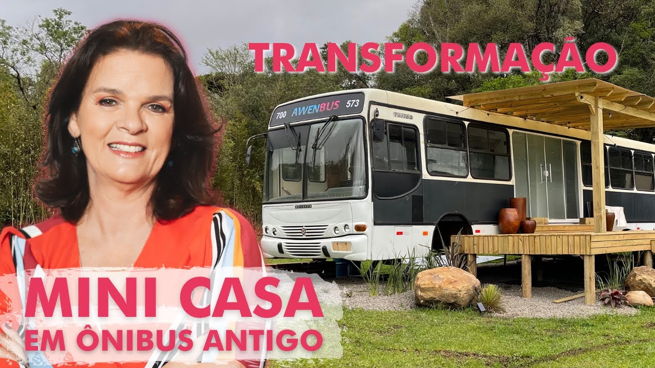 Mini Casa em Ônibus Antigo l Mini Casas Incríveis by Jane