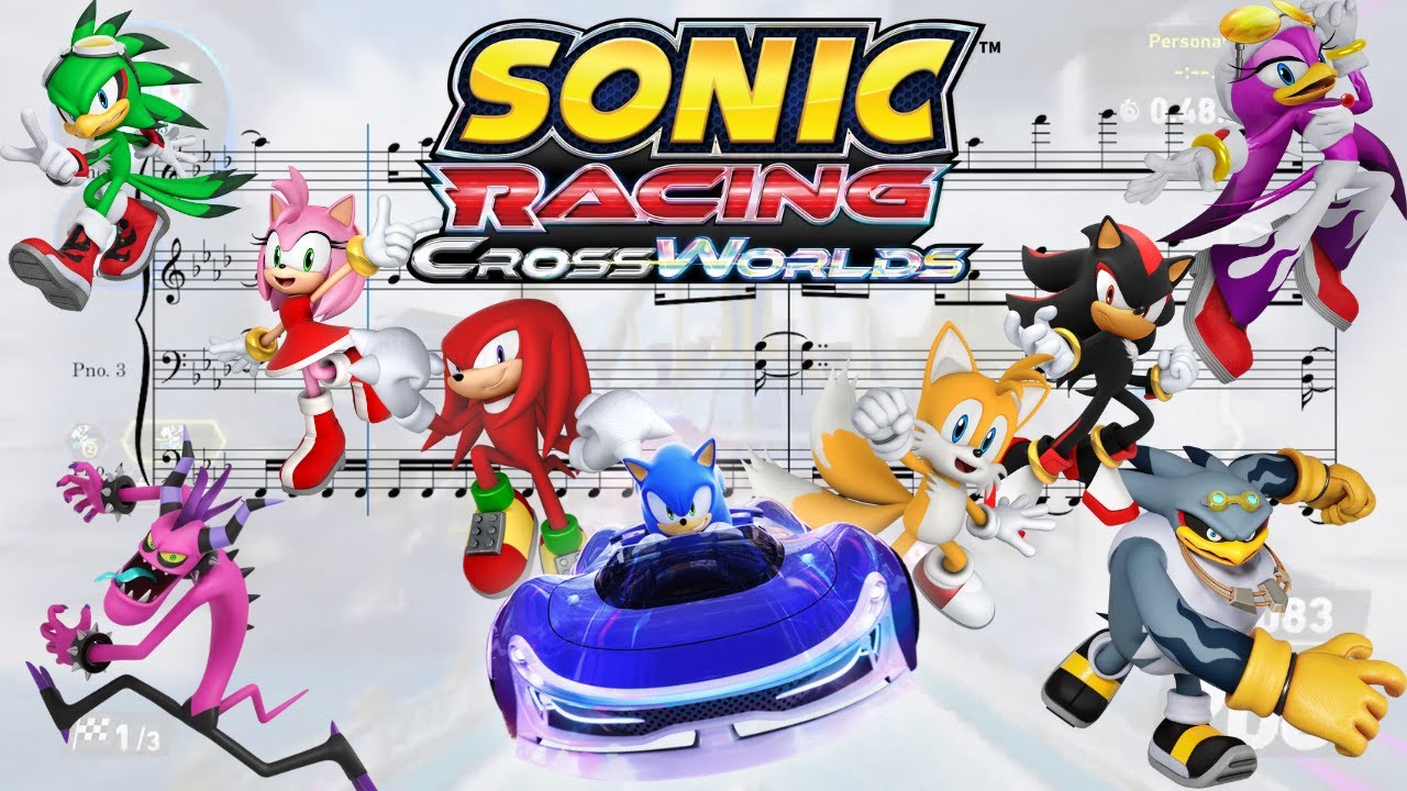 Sonic Racing: CrossWorlds - Water Palace (First Lap) [Piano Recreation]
