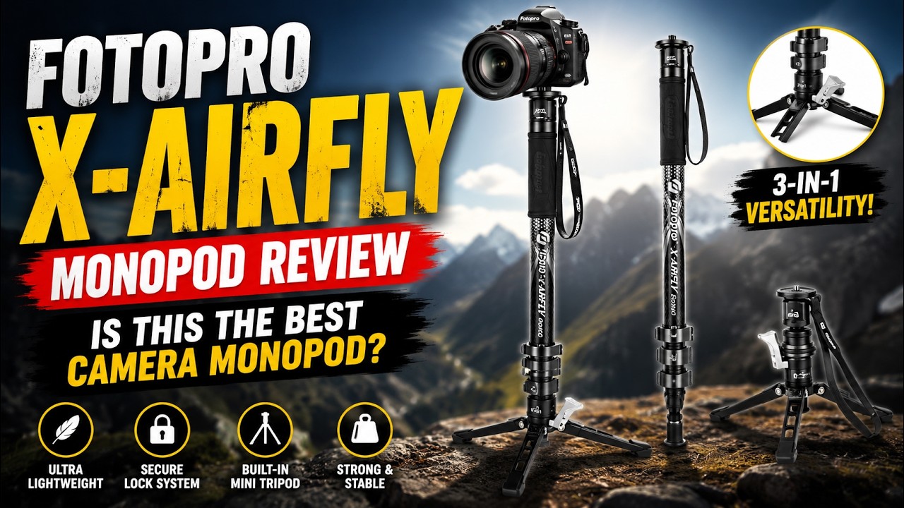 Fotopro X-Airfly Monopod REVIEW: Is This the Best Travel Monopod?