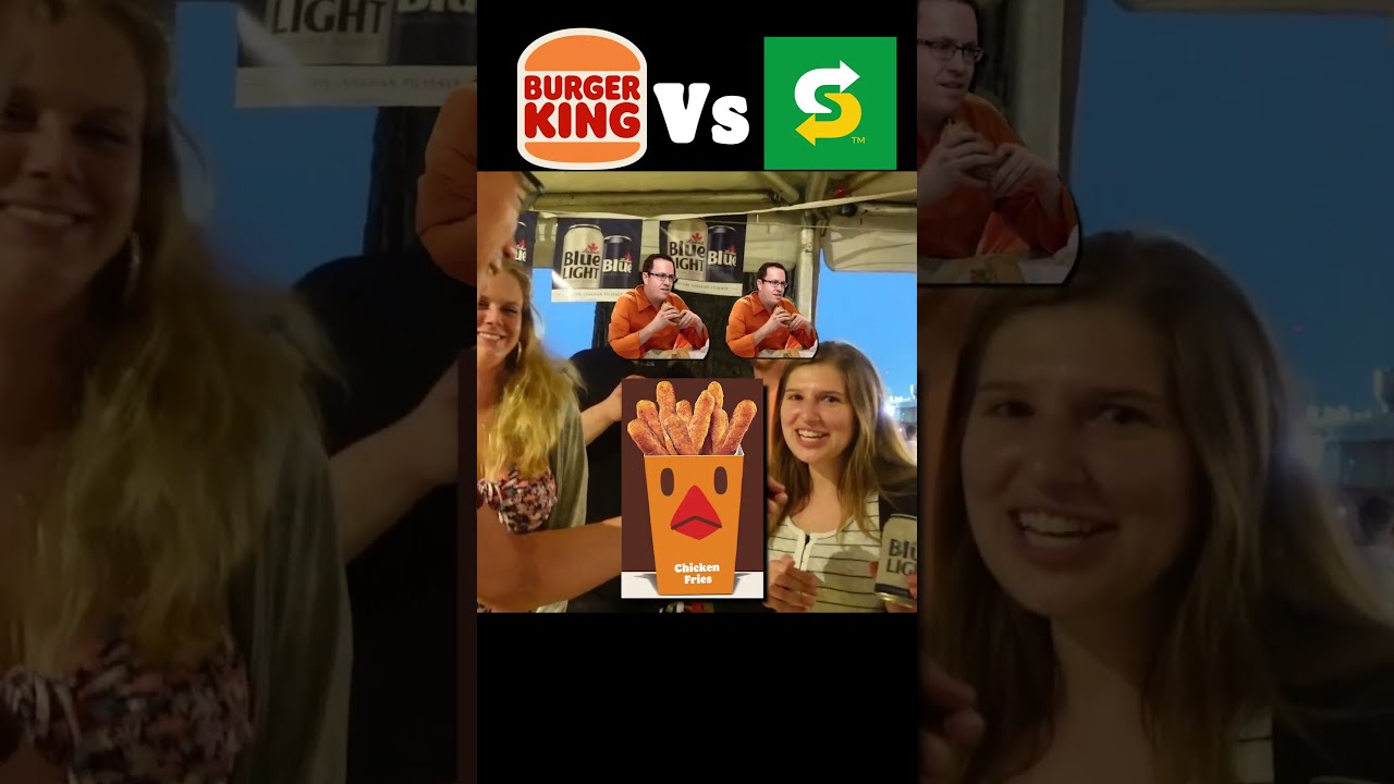 BURGER KING vs Subway REAL Customer Interviews #shorts #burgerking #subway