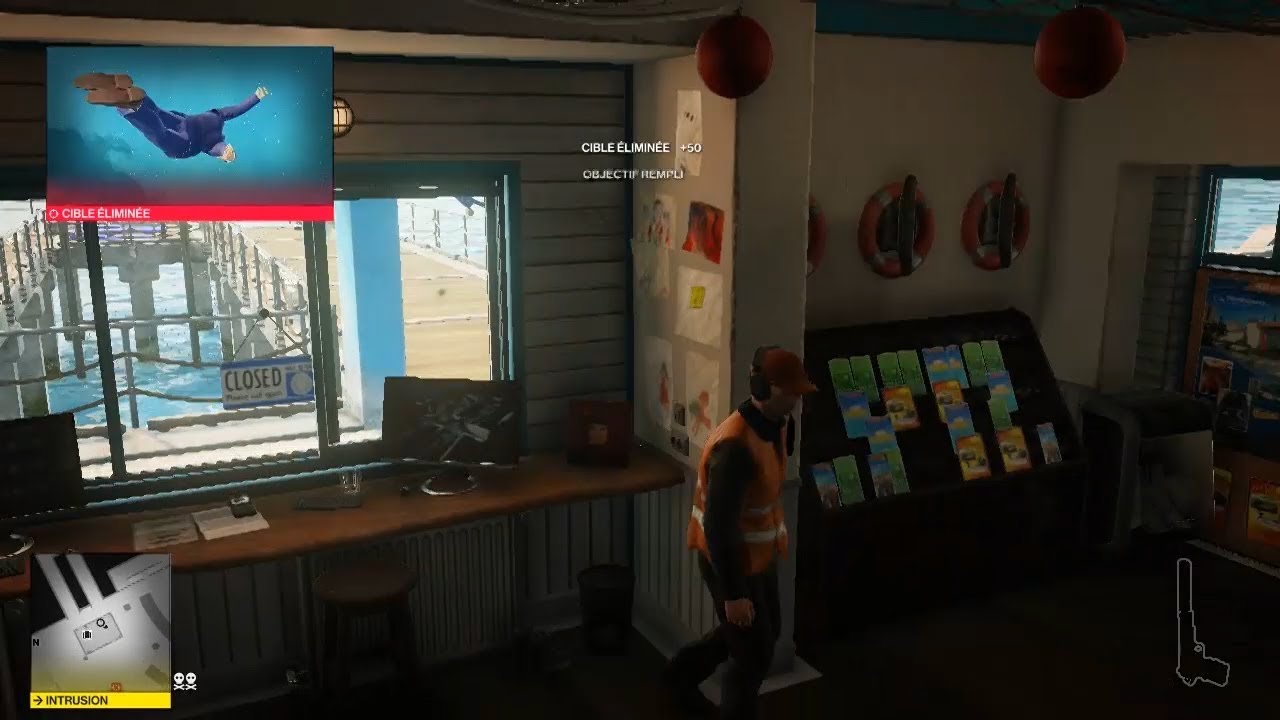 Hitman 2 - Miami - La ligne d'arrivée - Pro - Défi L'homme et la mer , Allumer le feu