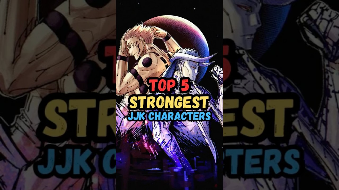 Top 5 Strongest Characters in JJK Including JJK Modulo  #anime #jjkgame #gojo #sukuna  #manga #jjk