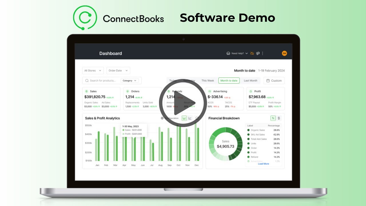 ConnectBooks Software Demo