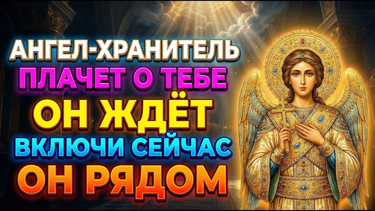 19 февраля ТВОЙ АНГЕЛ-ХРАНИТЕЛЬ ПЛАЧЕТ! ТЫ ДАВНО НЕ МОЛИЛСЯ ЕМУ! Включи — он ждёт! Молитва
