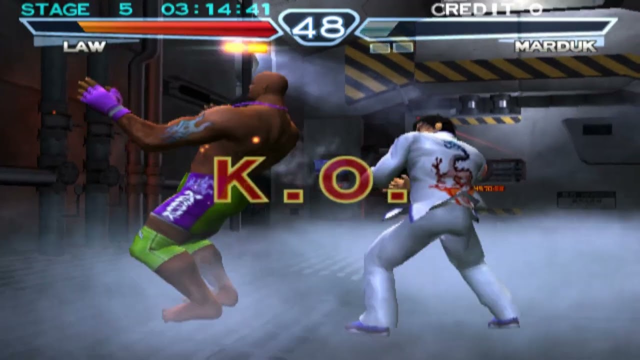 Tekken 4 Arcade - Law (PCSX2)
