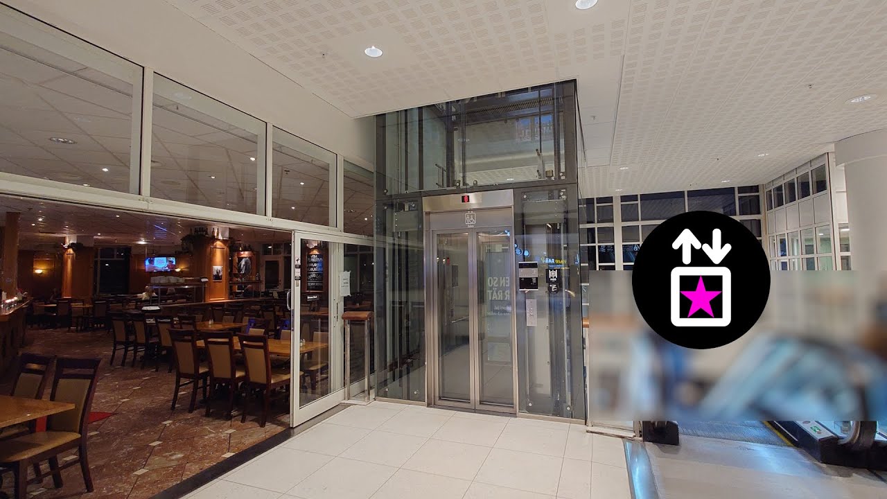 Nacka, SWE: MODERNISED BY Trygga Hiss - ThyssenKrupp MRL-Traction Elevator at Nacka Forum