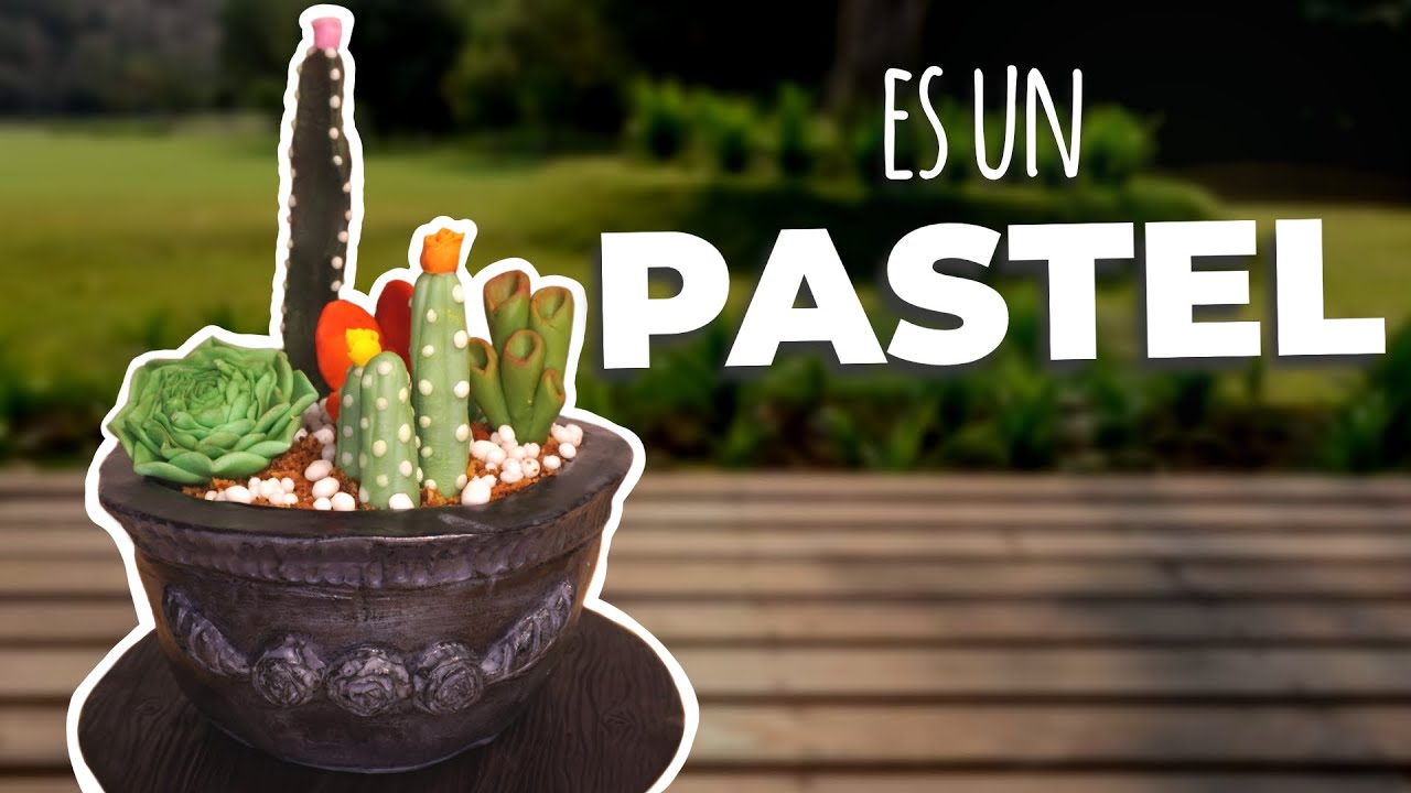 🌵 Así hice una pastel de SUCULENTAS en MACETA con chocolate | FonQui
