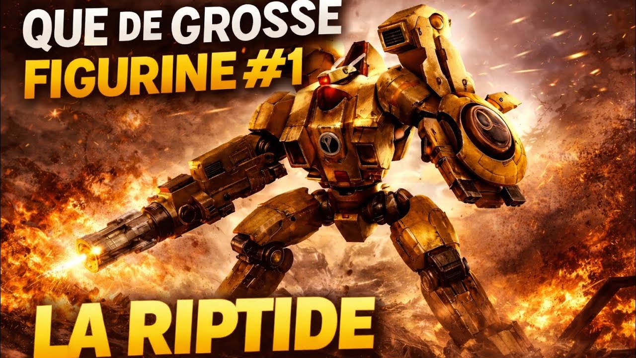 Que de grosses figurines #1: ma riptide ! #peinture #figurine #warhammer40k 