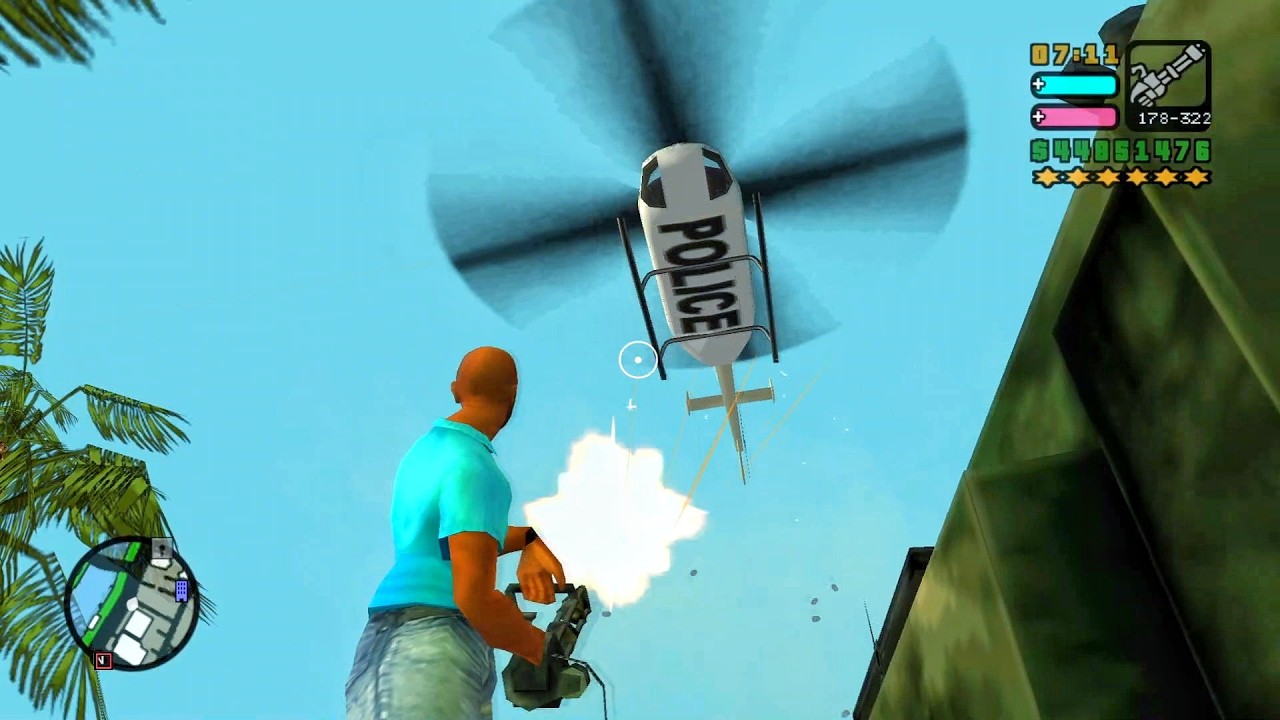 GTA VCS Epic 6-Star Rampage – Police Helicopters Everywhere!