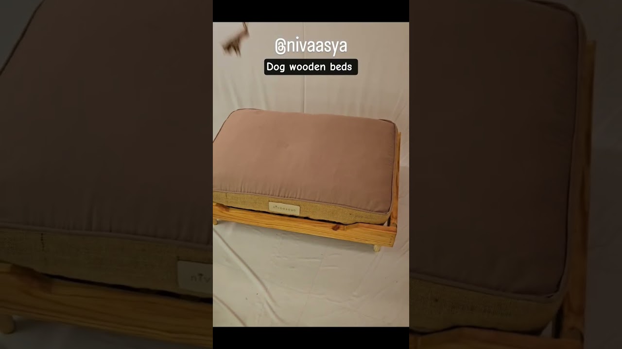 wooden dog beds 