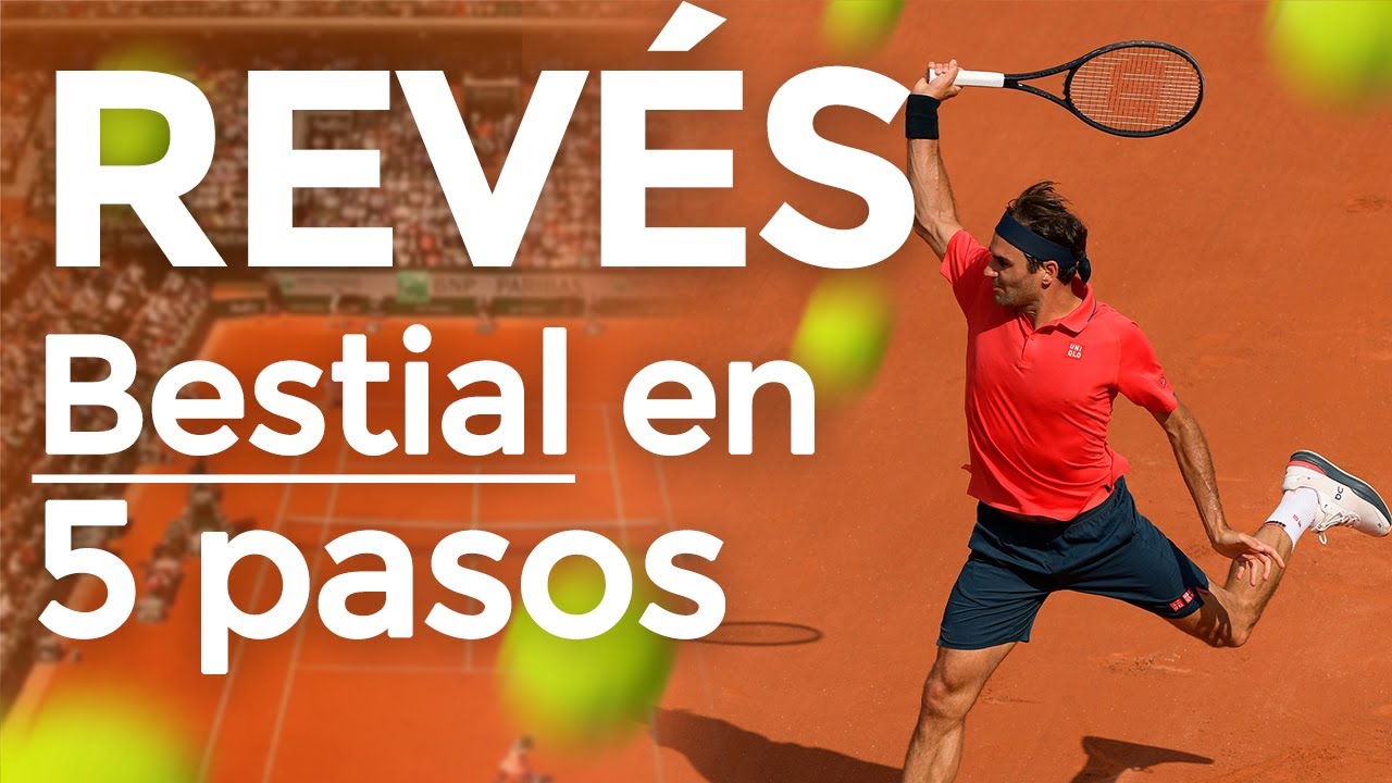 ¡MEJORÁ TU REVÉS YA! Técnica de revés a 1 mano en 5 PASOS🎾🎾🎾