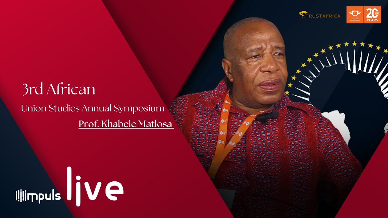 3rd African Union Studies: interview Prof. Khabele Matlosa
