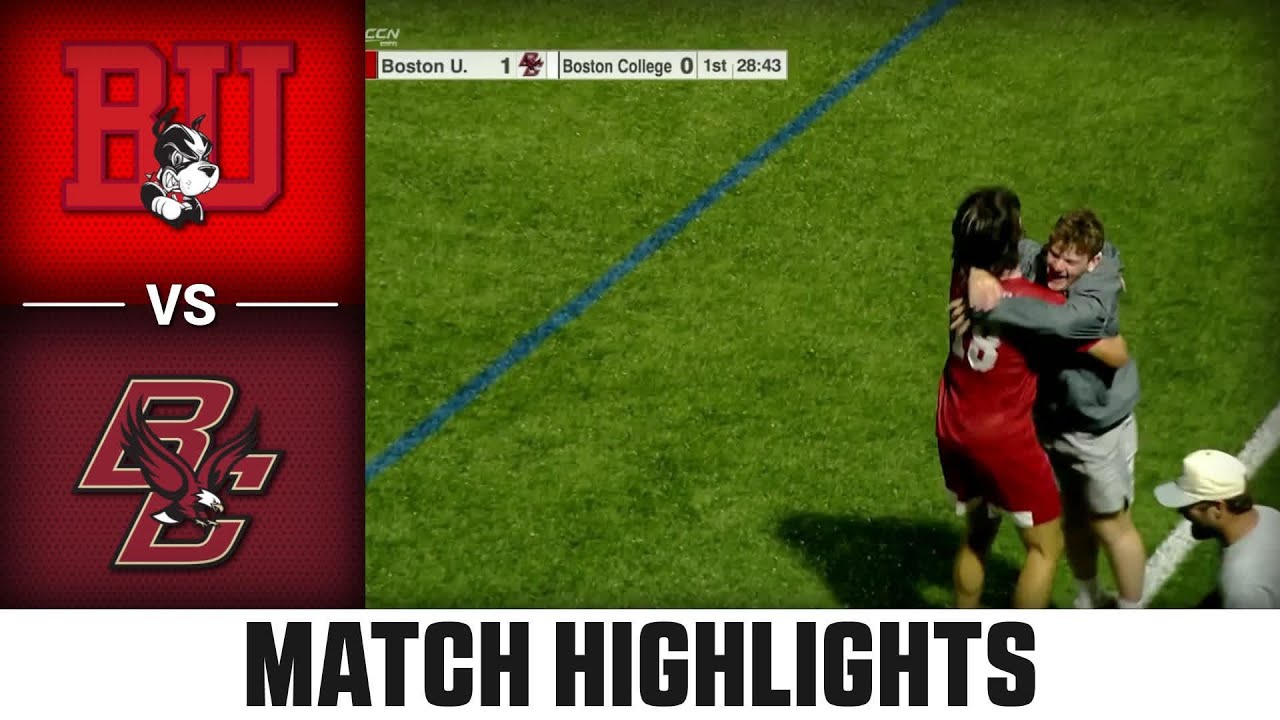 Boston U. vs. Boston College Match Highlights | 2025 ACC Men's Soccer