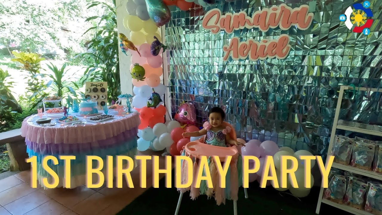 First Birthday in the Philippines - Samari turned One
