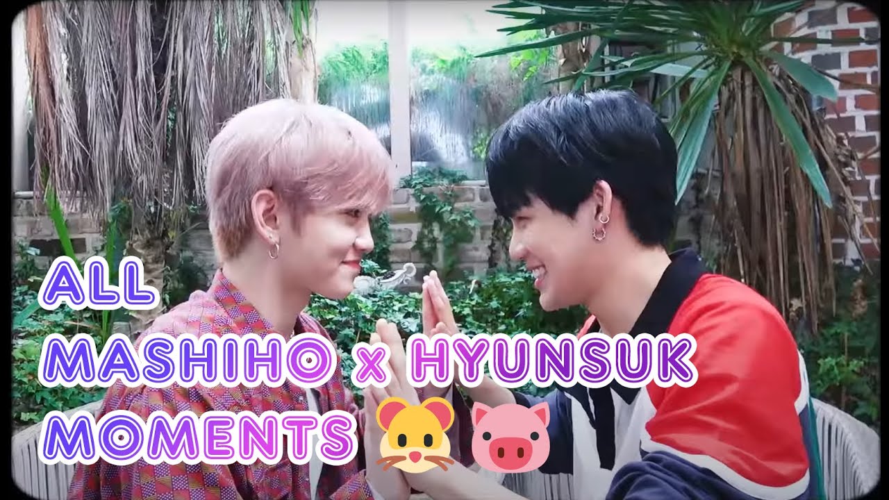 All Mashisuk moments ever - TREASURE - Hyunsuk x Mashiho compilation 🐷🐹💜 PART 1