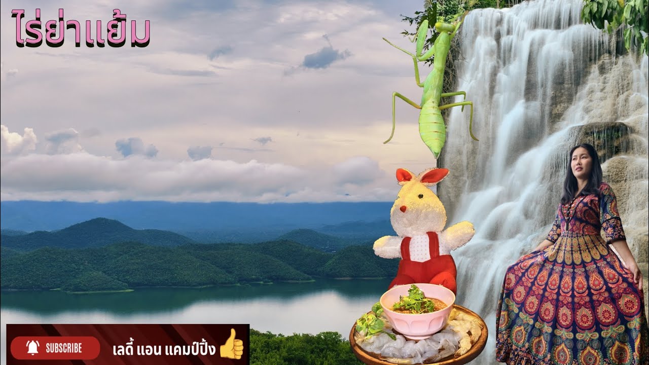 กางเต็นท์ที่ไร่ย่าแย้ม เขื่อนศรีนครินทร์