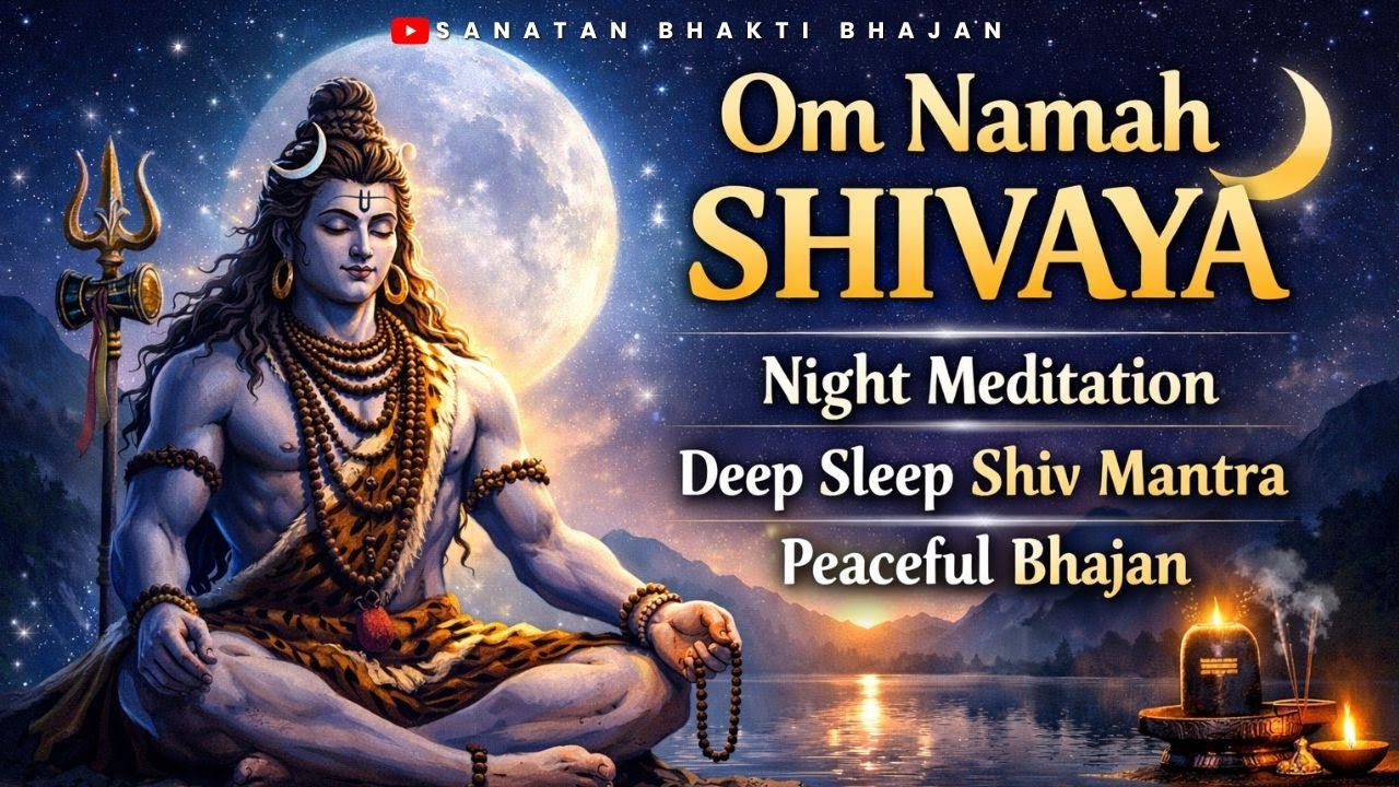 Om Namah Shivaya | Night Meditation | Deep Sleep Shiv Mantra | Peaceful Bhajan