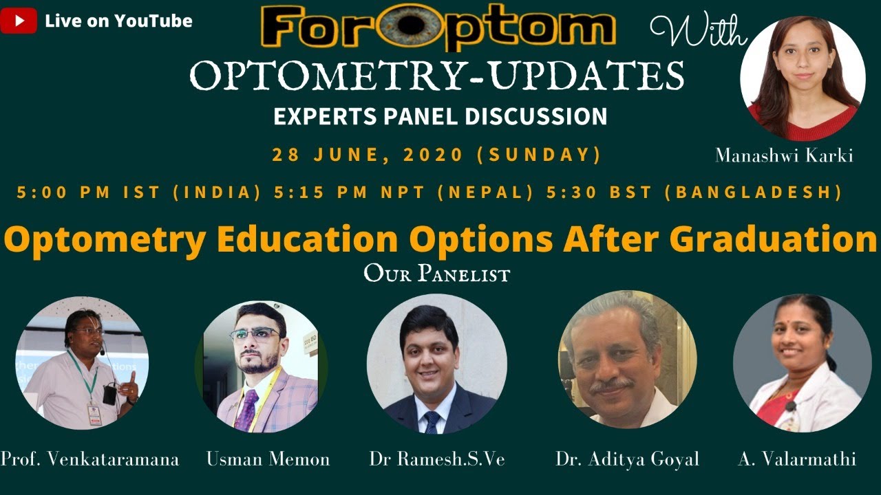 Optometry Education Options After Graduation - (ForOptom Panel Discussion)