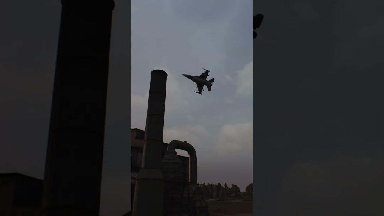 Close Combat Between Ukrainian F-16 Fighters | Digital MilSim #military #simulation