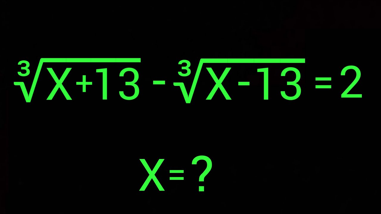 China | Can you solve this? | A Nice Math Olympiad Algebra Problem