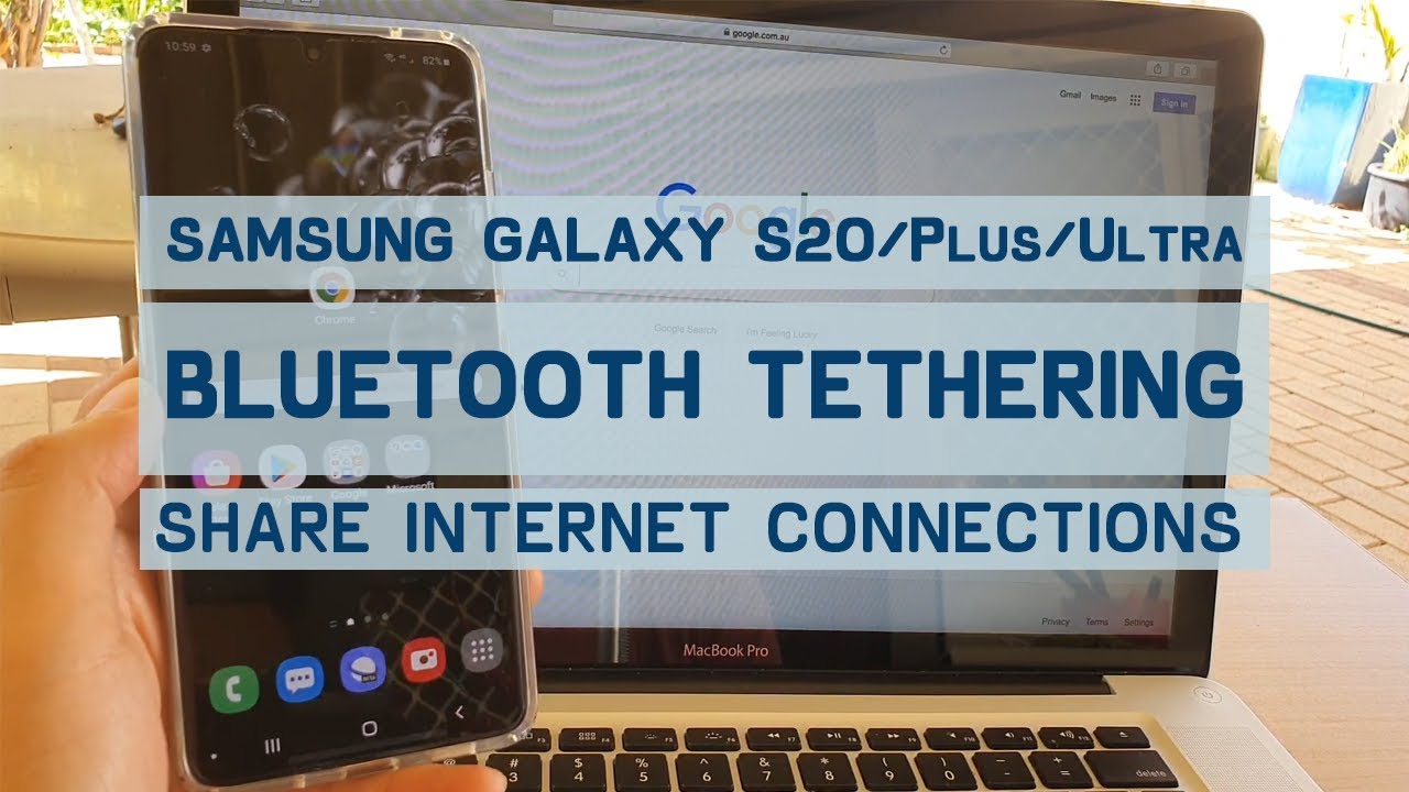 Galaxy S20/S20+: How to Share Internet Connection To Macbook Pro Using Bluetooth Tethering