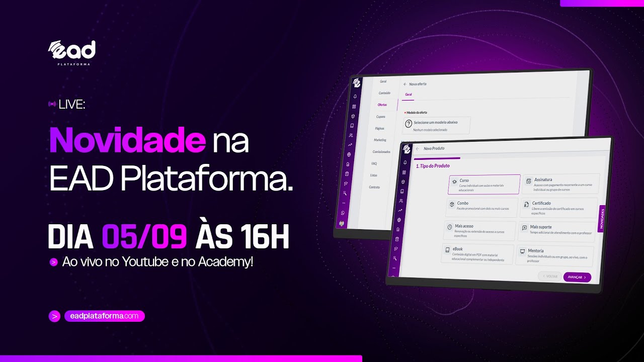 Novidade na EAD Plataforma