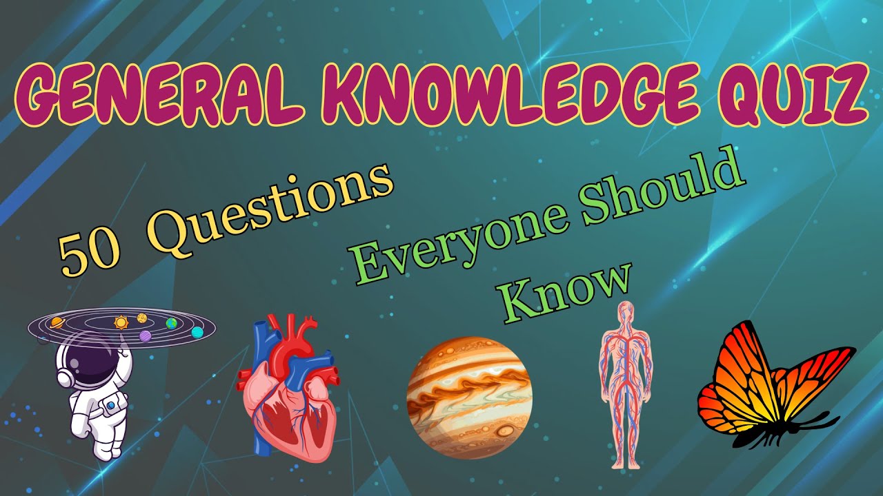 GK Quiz for Beginners | 50 General Knowledge Questions 🔥