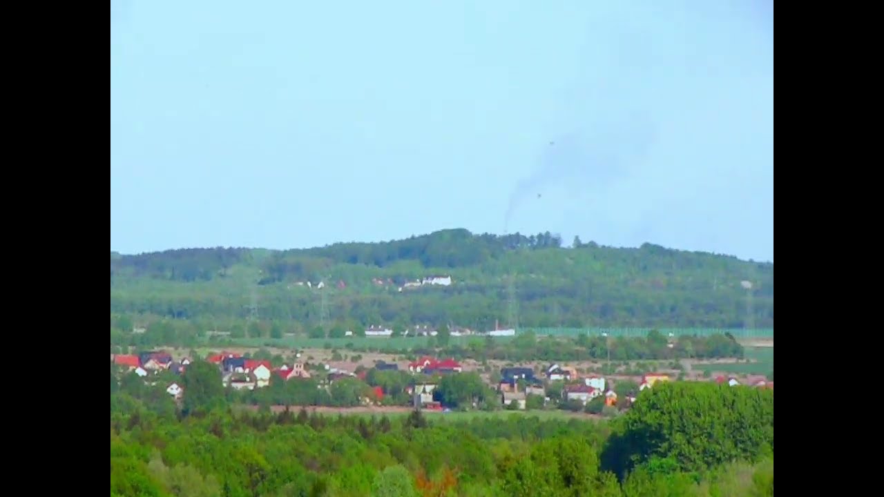 Świerklaniec, Kozłowa Góra, Winna Góra, widok na okolicę, slo-mo 4 na 3.