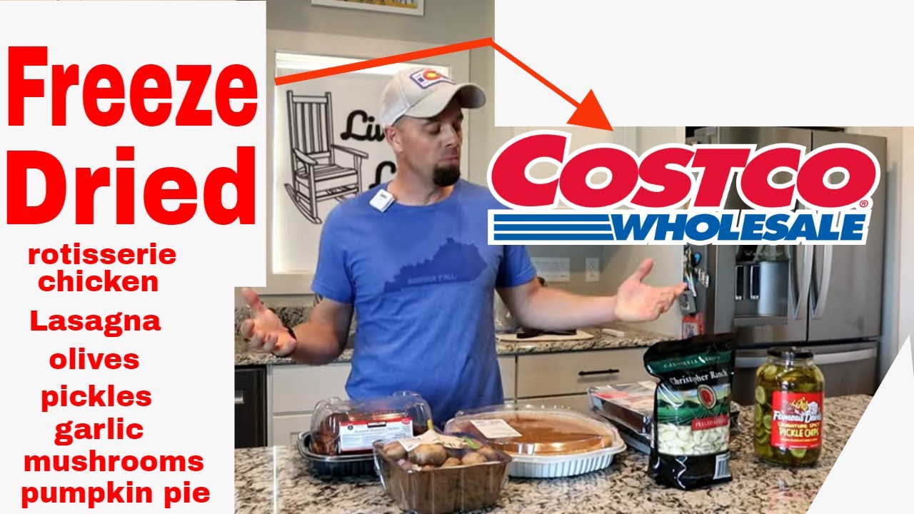 Сублимированная курица-гриль COSTCO, тыквенный пирог, лазанья, грибы, оливки #freezedriedchicken