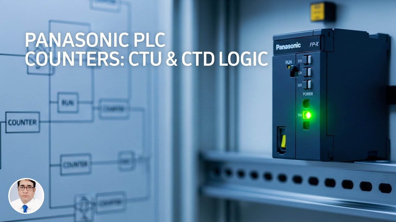 how can use counters in Panasonic plc