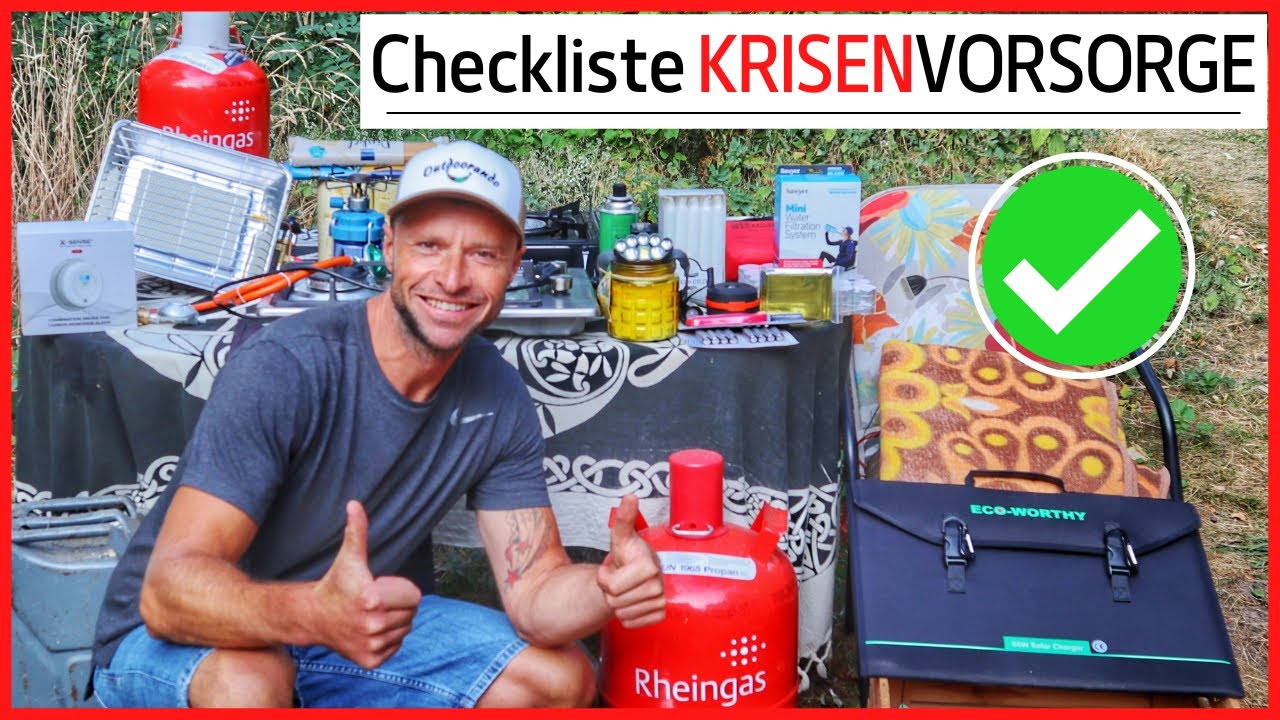Krisenvorsorge zu Hause 🏡 Bist Du gut vorbereitet? I Gaskrise I Stromausfall