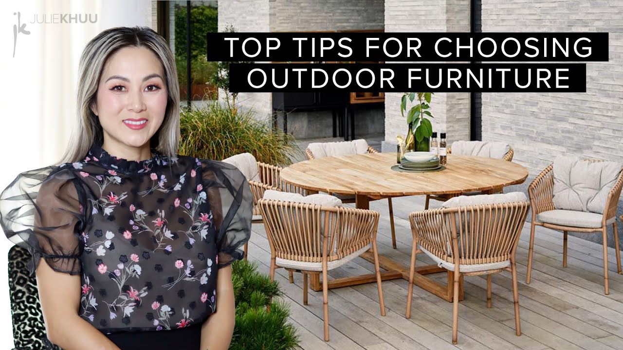 Top Tips for Choosing the BEST OUTDOOR FURNITURE (Designer Wayfair Picks!)
