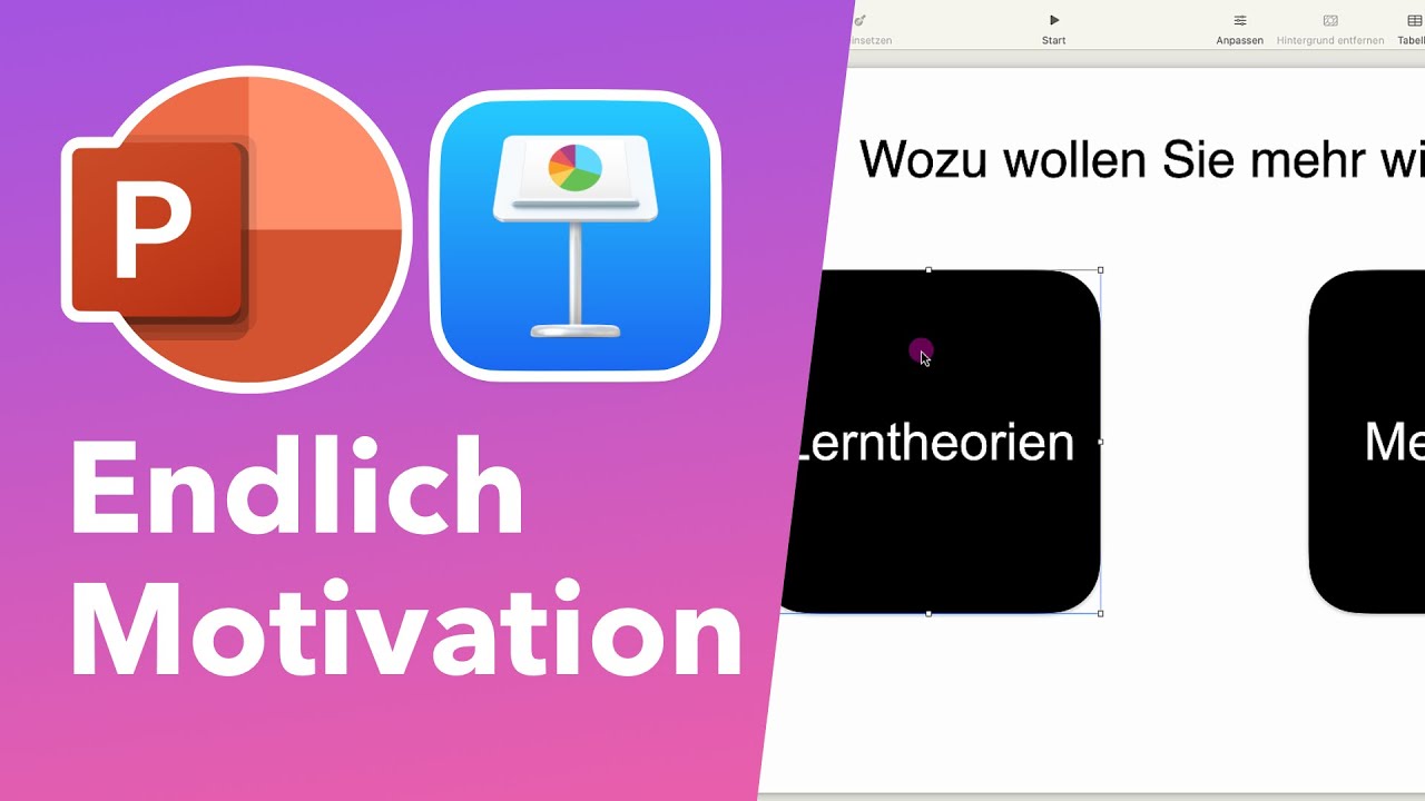 Mehr Motivation in PowerPoint & Keynote – Präsentationen interaktiv verzweigen (Tutorial 2025)