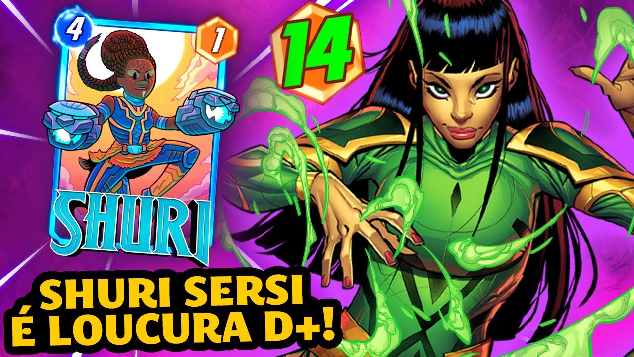 SERSI SHURI É A MAIOR LOUCURA QUE VOCÊ VERÁ HOJE! |Marvel Snap|