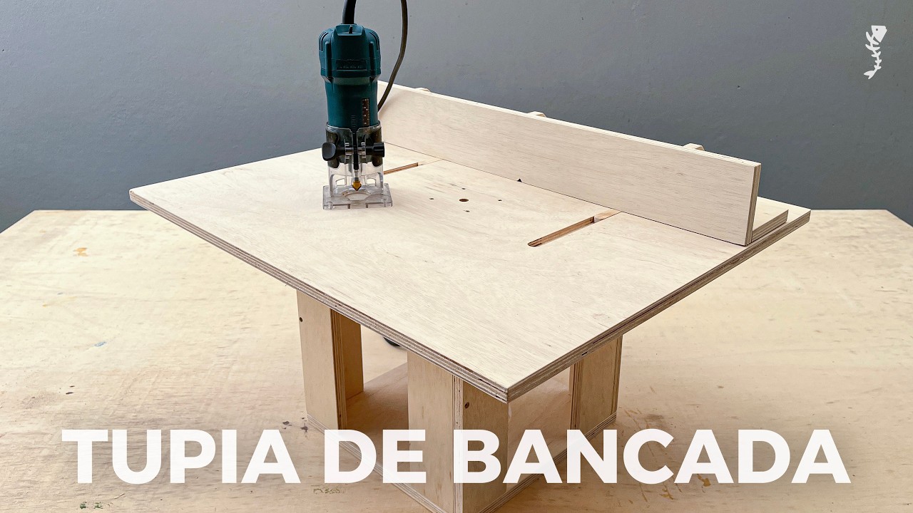 Tupia de Bancada com Régua Transversal