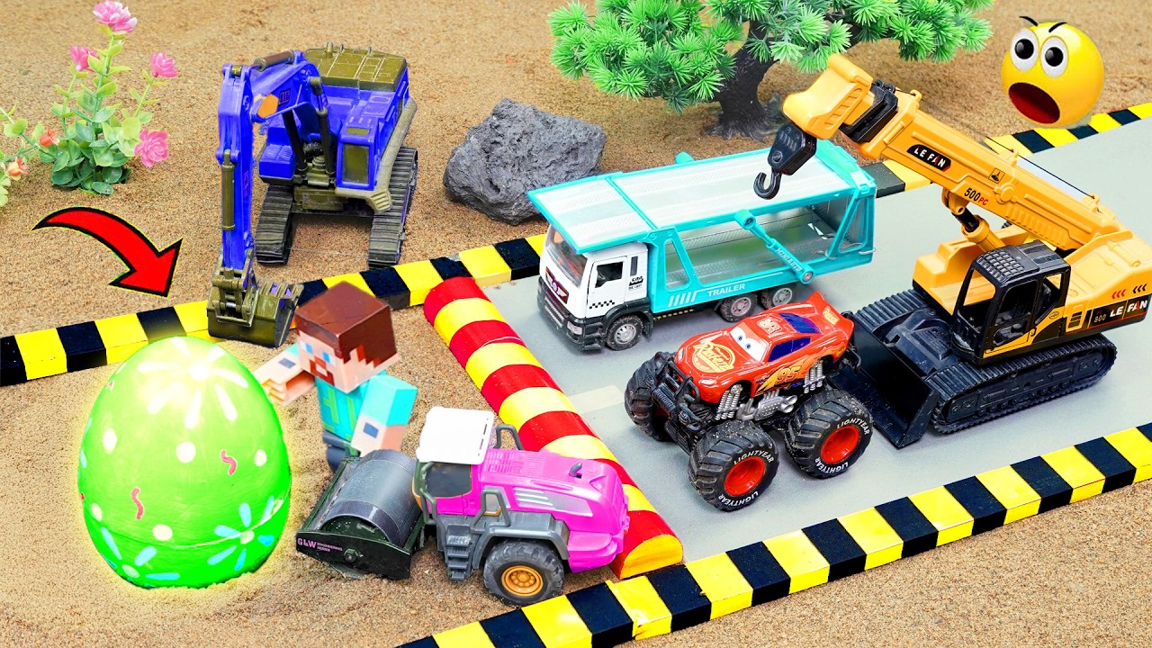 DIY Mini Tractor Concrete Road Build Using Road Roller and Mixer Machine | Science Project 2026
