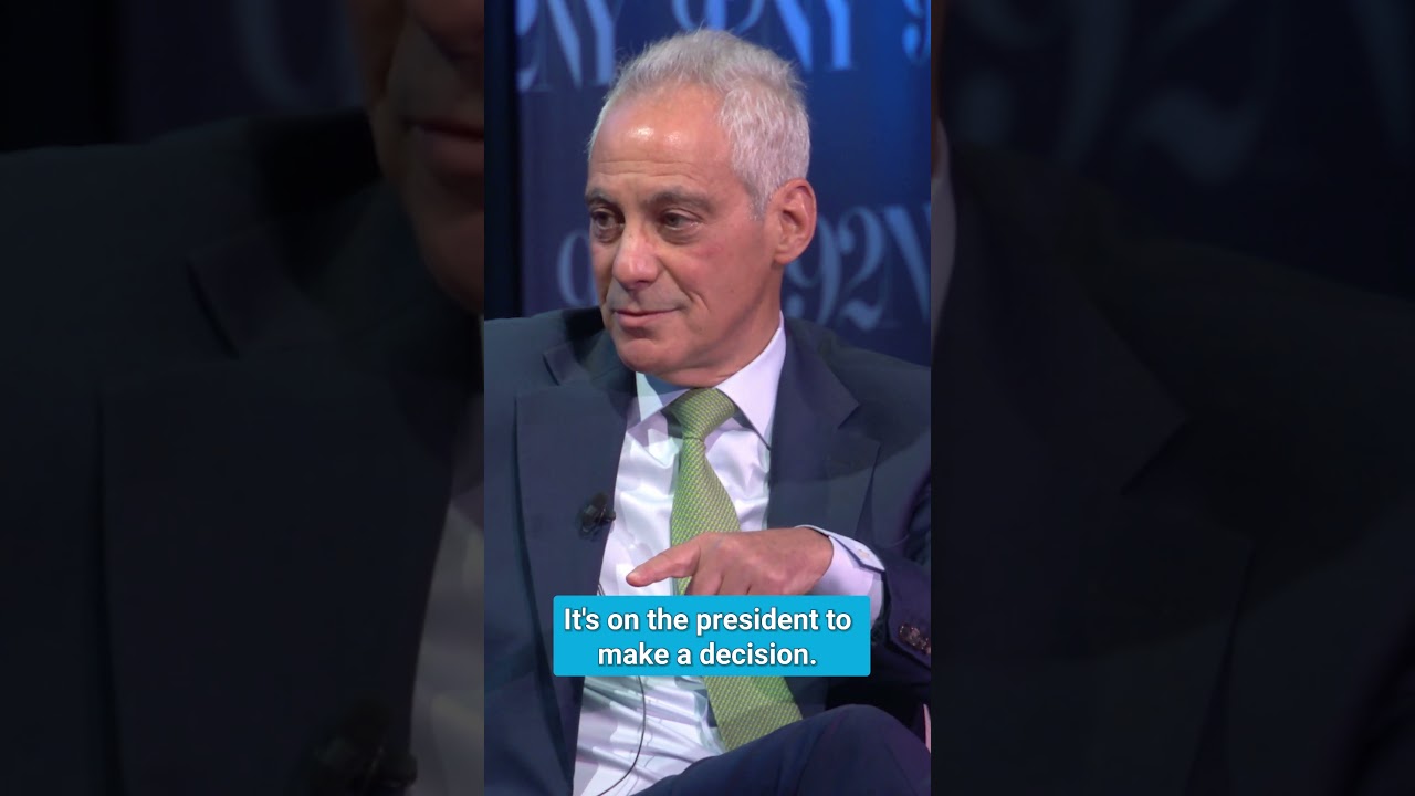 Emanuel: Iran war was Trump&rsquo;s call, not Israel&rsquo;s | GZERO World