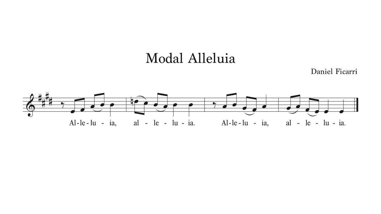 Modal Alleluia (Ficarri)