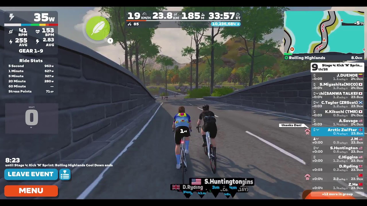 Stage 4: Kick 'N' Sprint: Rolling Highlands - A Range 2