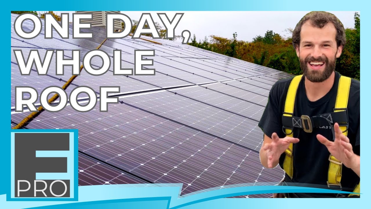 Installing Residential Solar In One Day