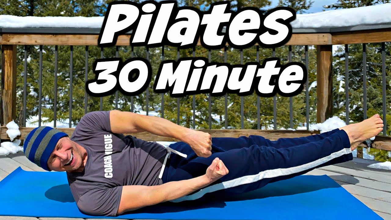 30 Minute Full Body Mat Pilates Core Workout with Sean Vigue Fitness