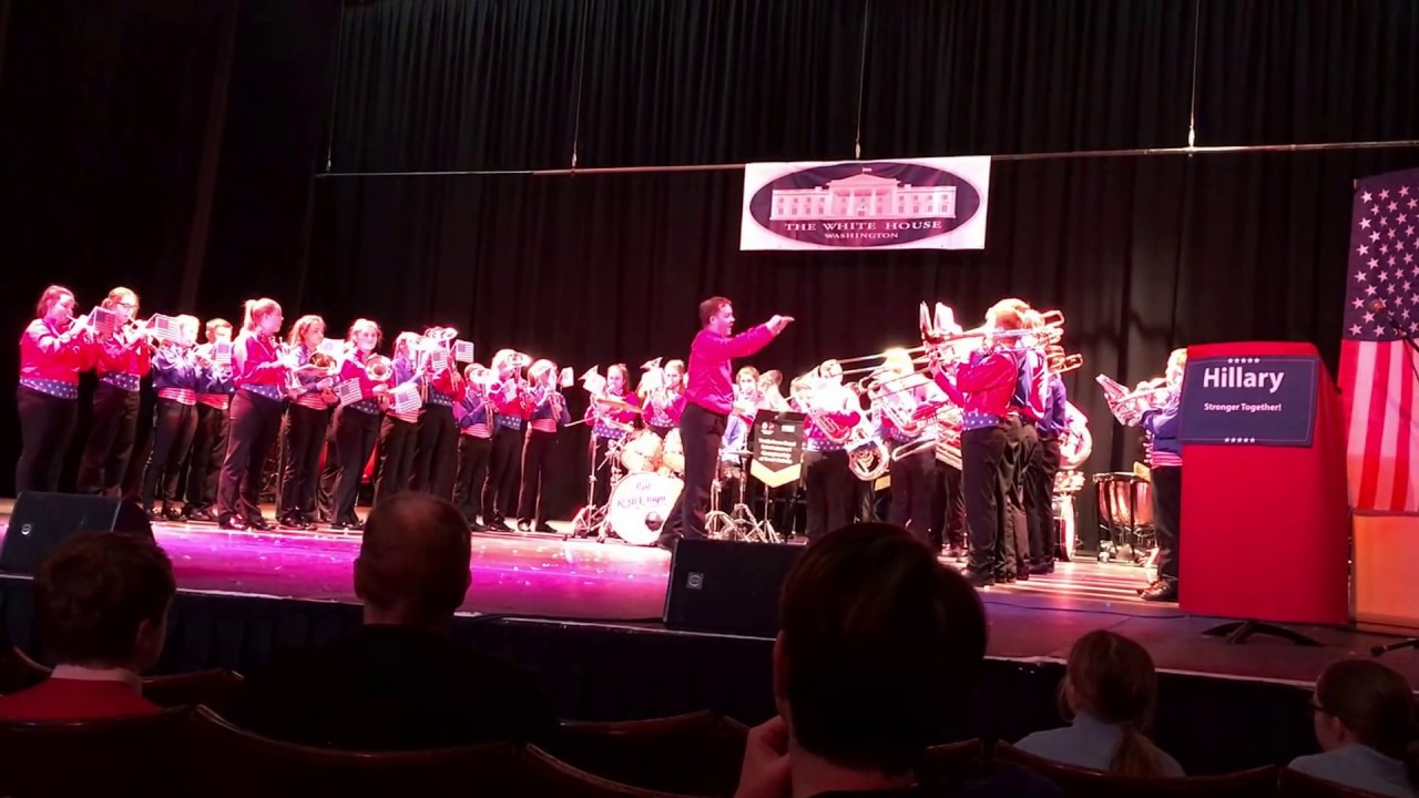 Wardle Academy Youth Band wins with The Trump Election for Action Medical Research 2017