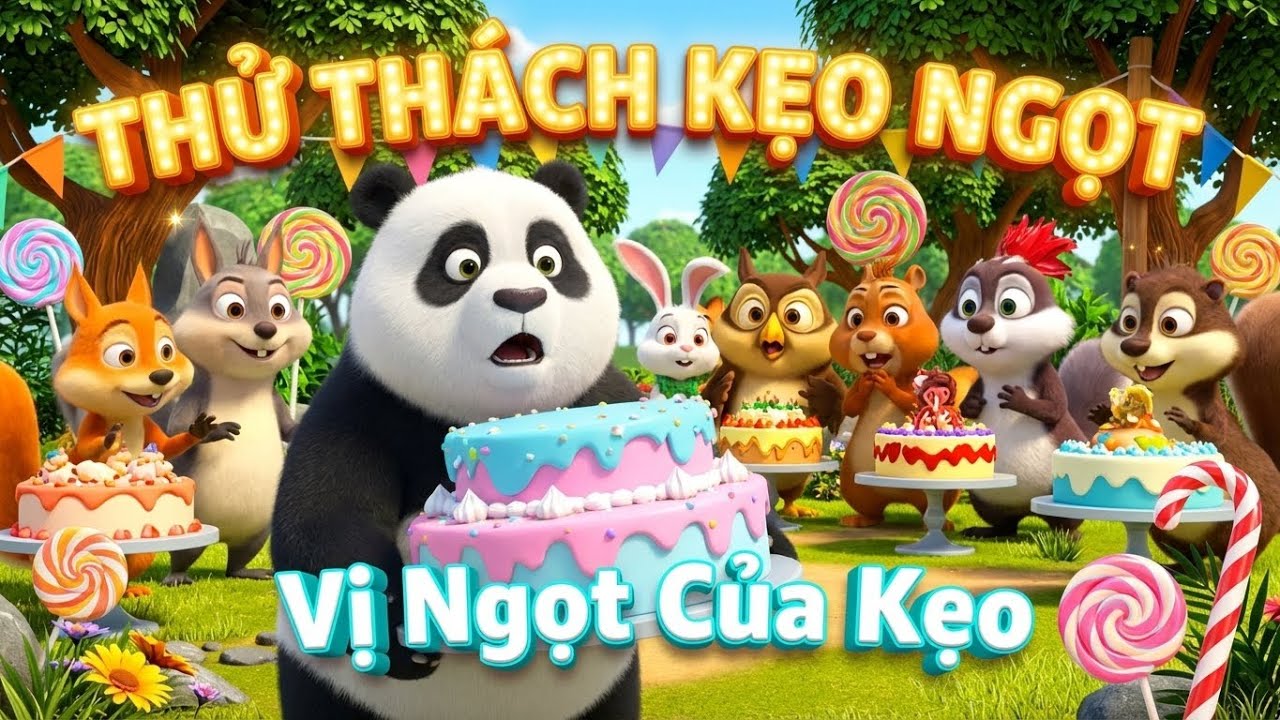 🐻🐰 GẤU & THỎ Bước Vào Một Cuộc Thi “Ngọt Ngào” | Phim Hoạt Hình 3D