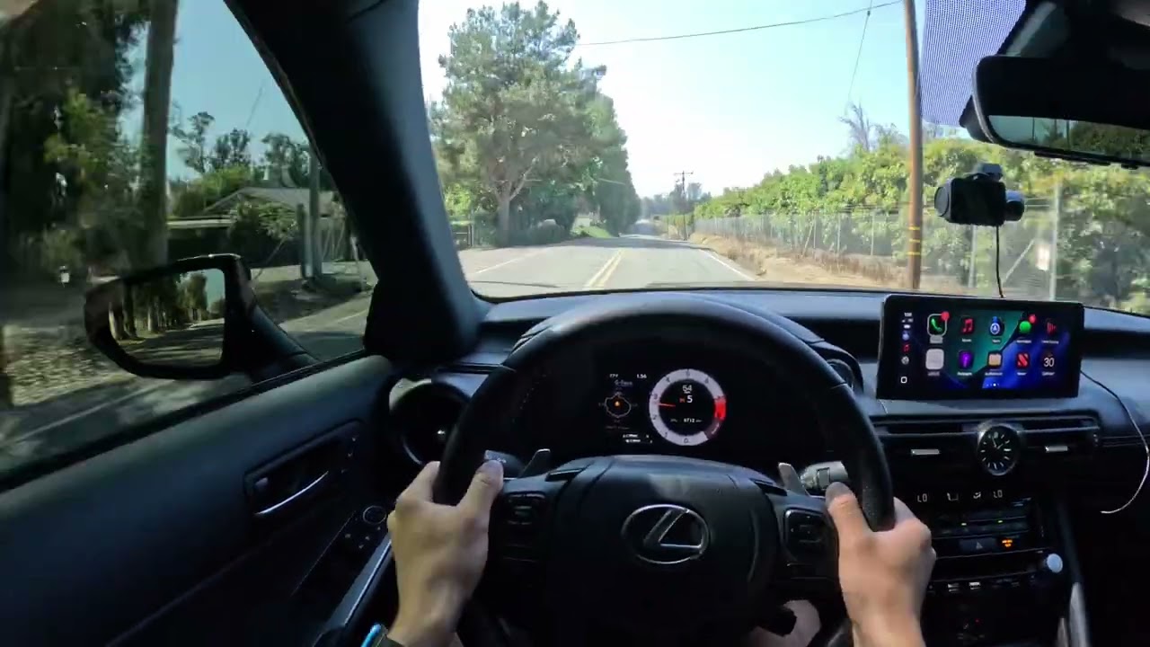LEXUS IS500 BAZOOKA EXHAUST POV DRIVE